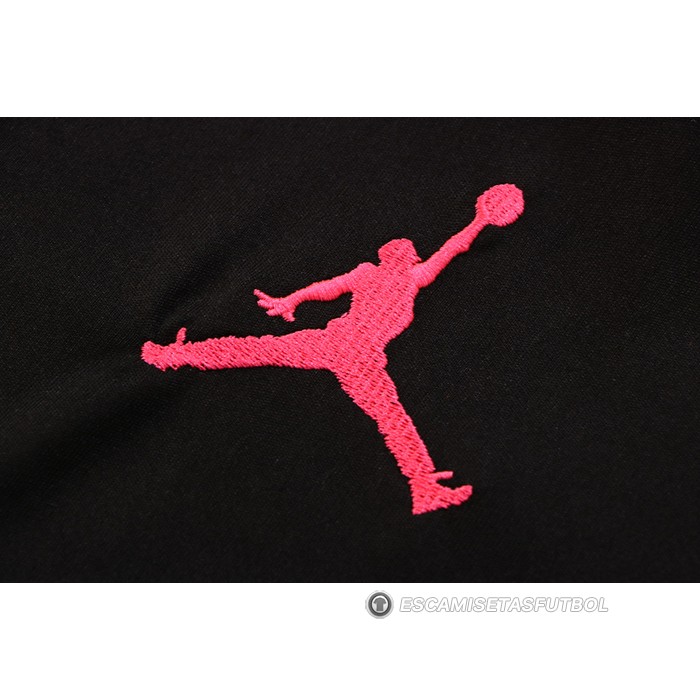 Chandal del Paris Saint-Germain Jordan Manga Corta 22-23 Negro y Azul - Pantalon Corto